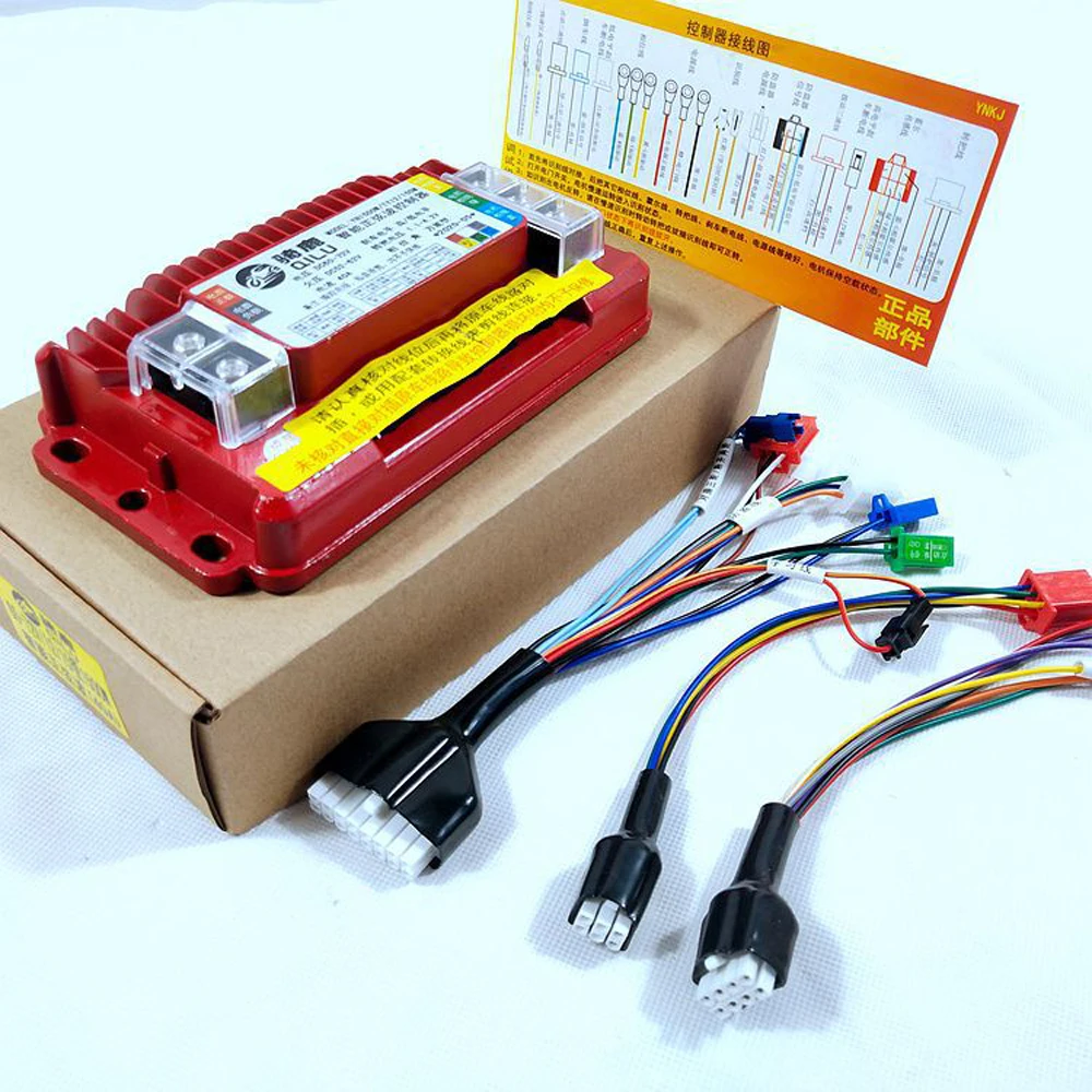 Brushless Motor Controller for Electric Bike 48V/60V/72V 800-1200W/800-1500W Sine Wave Drive System for Electric Vehicles