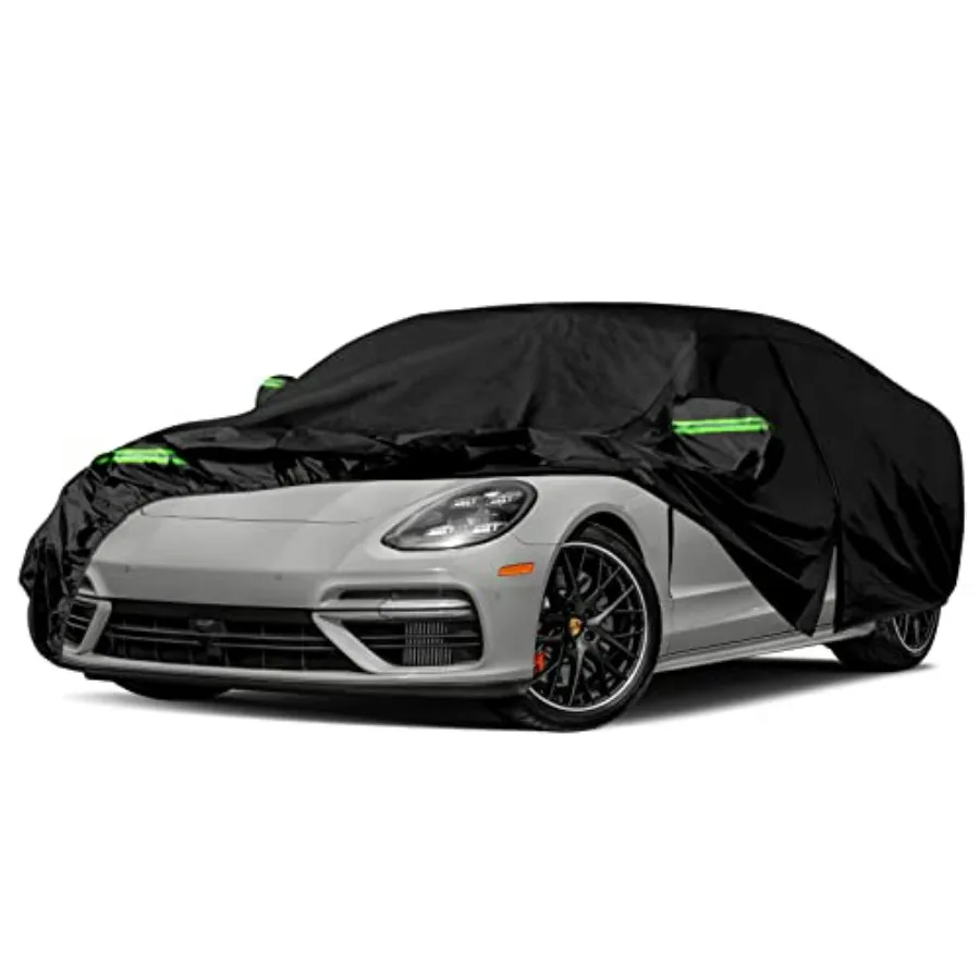 

Waterproof Car Cover Replace for 2010-2025 Porsche Panamera, 6 Layers All Weather Full Car Covers with Zipper Door Windproof Ba