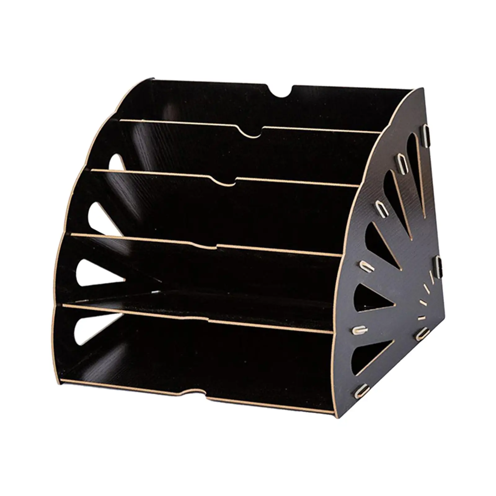 Desktop Organizers Storage File Holder Dividers File Frame Mail File Sorter Document Notebook Storage Rack for Home Classroom