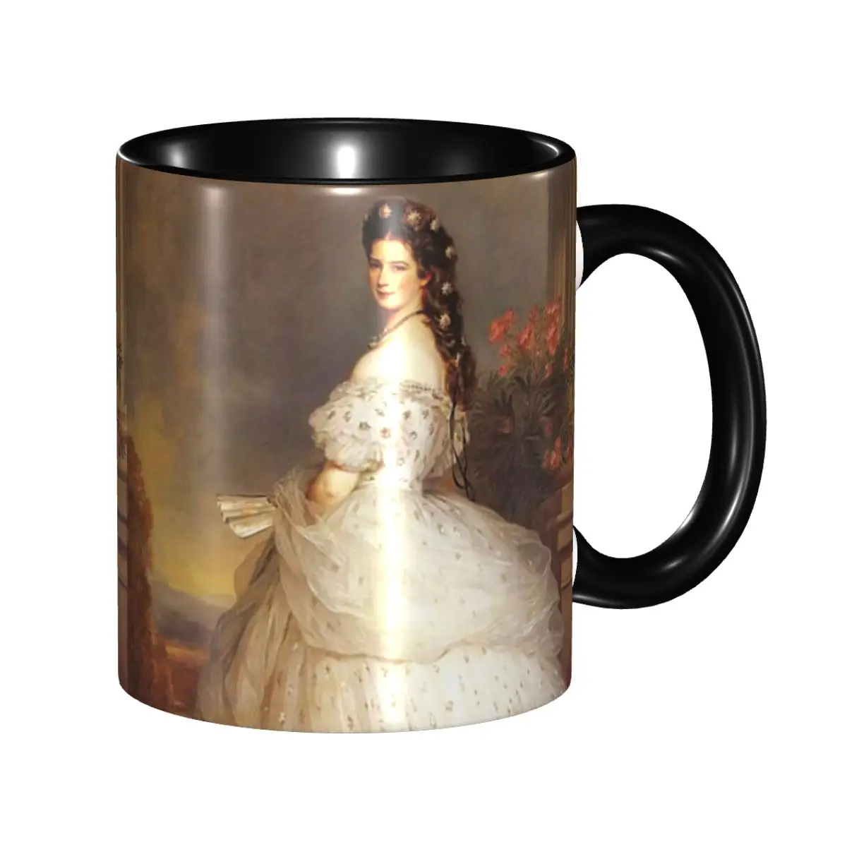 

Empress Elisabeth Of Austria Mugs Custom Franz Xaver Winterhalter Ceramic Coffee Mug Cup Creative Gift