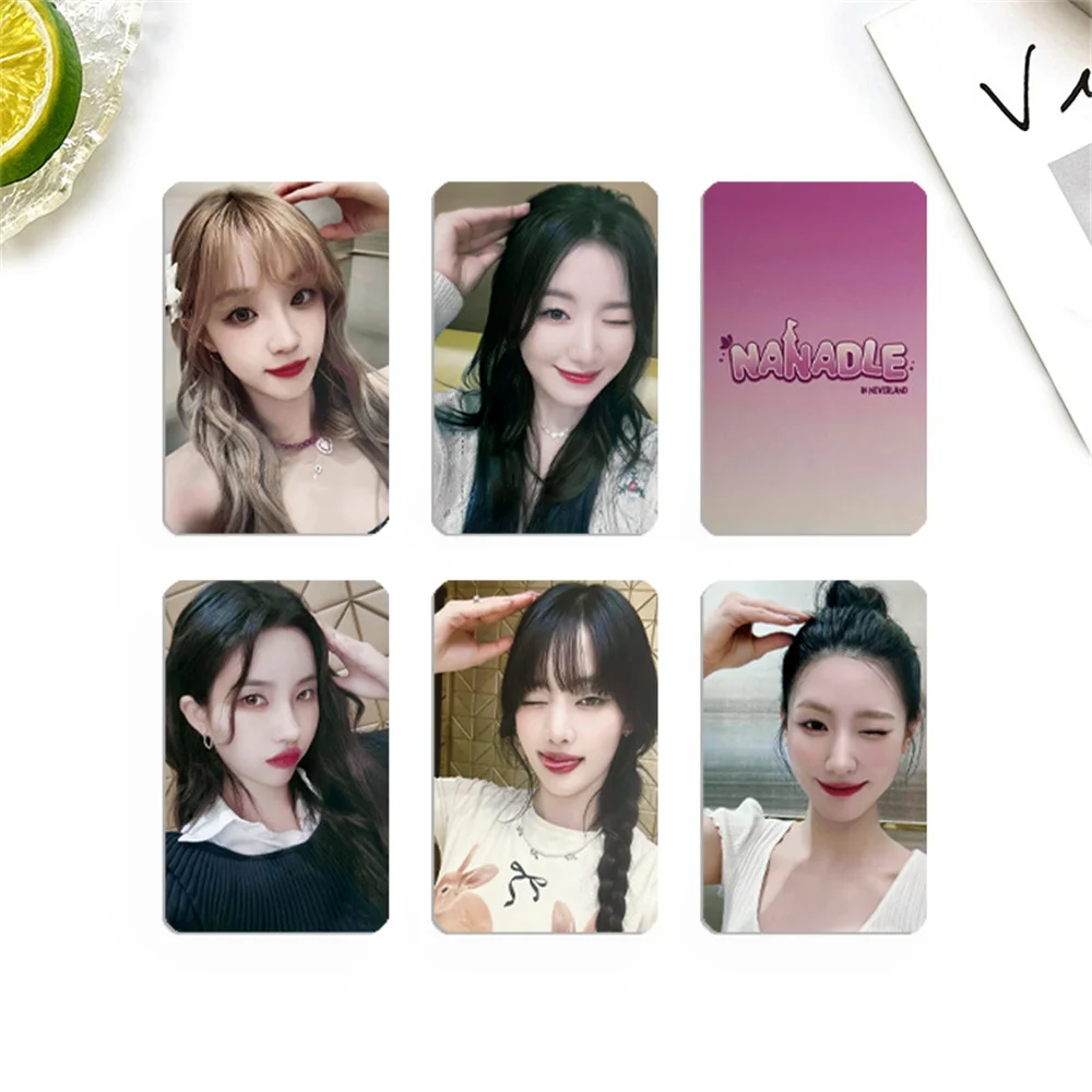 Kartu foto ulang tahun ke-6 kartu foto kartu kecil MIYEON MINNIE kartu kecil koleksi penggemar SOYEON YUQI SHUHUA Minnie Star Merch