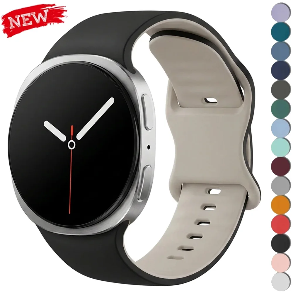 Sportarmband für Samsung Galaxy Watch 9 8 40mm 44mm Silikon-Armband für Galaxy Watch 8 Classic 46mm Ersatzband