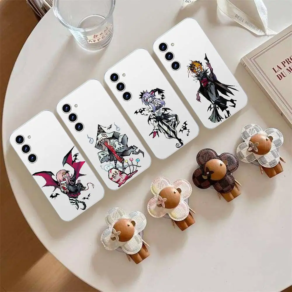 Circus Clown Witch Phone Case For Samsung Galaxy S21 S22 S23 S24 S25ULTRA FE Ultra Plus5G A52S Transparent Cover