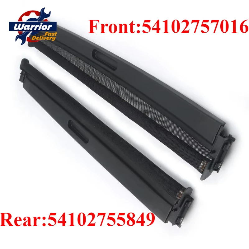 

A Pair Black Car Skylight Curtains Front & Rear Sunroof Sunshade Curtain for Mini Cooper Countryman R55 R56 R60 1.6 L4 2006-2016