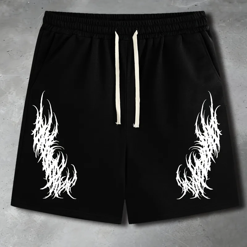 Men's Summer Street Trendy Style Casual Shorts Retro Punk Men's Shorts Summer New Style