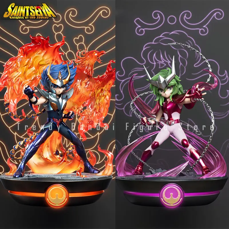 

In Stock IMMORTALS SD Series Andromeda Shun/Phoenix Ikki/Saint Seiya Myth Cloth EX GK Statue Collection Model Toy Ornament Gift