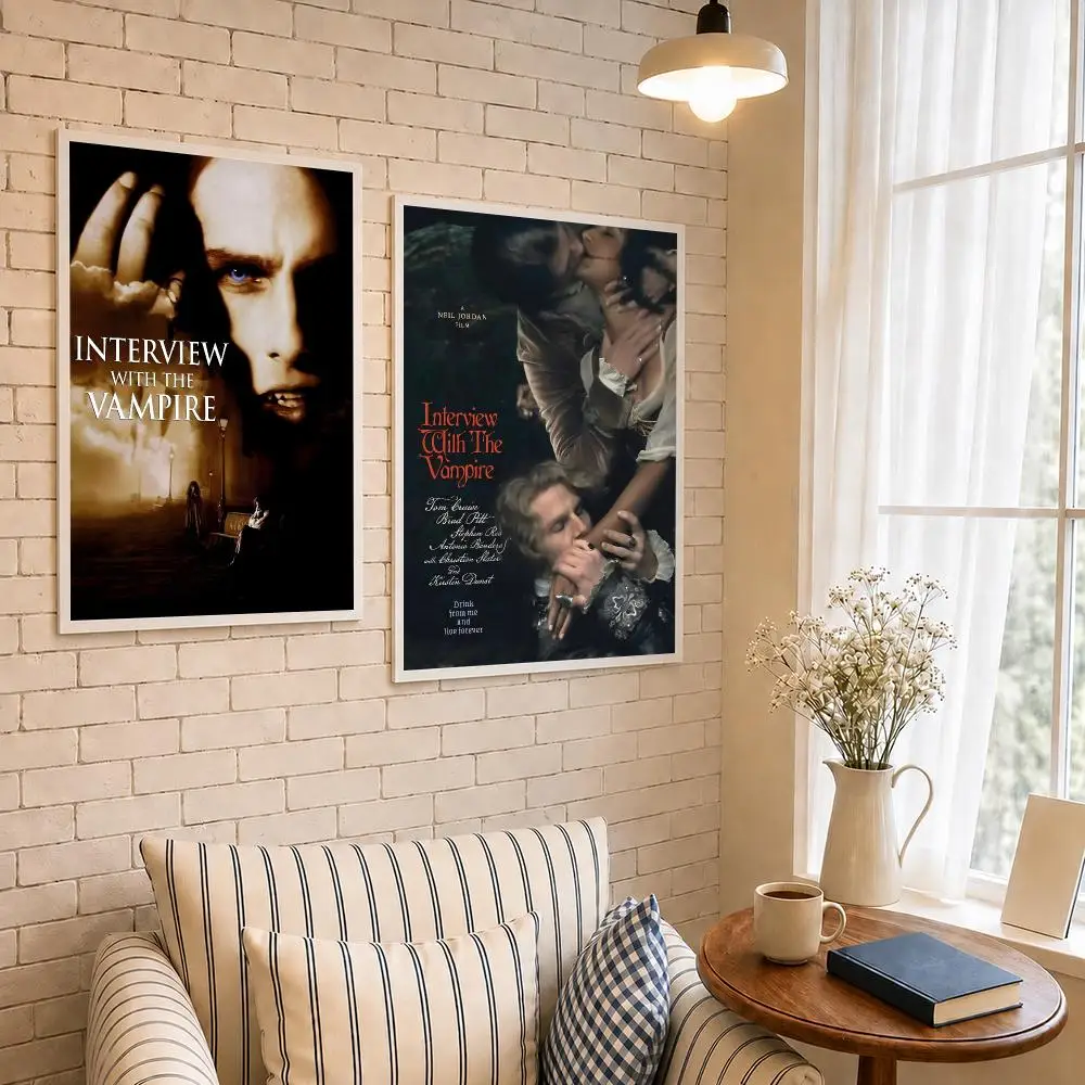 TV Series I-Interview With The Vampire Poster PP Self-Adhesive Waterproof Wall Decor for Bedroom,Living Room,Dorm,Bar Gift