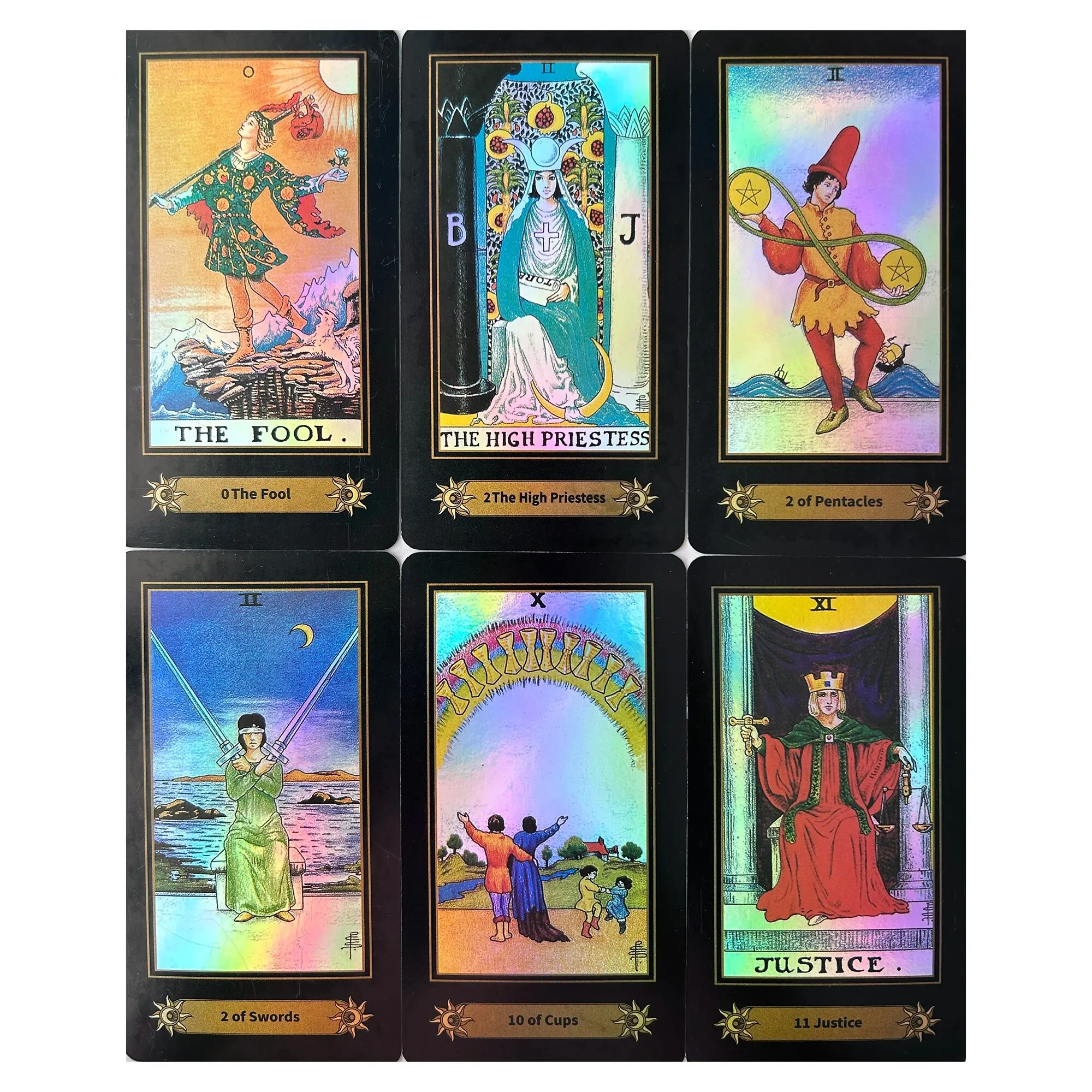 High quality A.E Waite Tarot card with guide, vintage card game, outdoor camping family party gift.