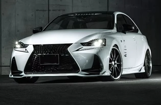 

ART Style Carbon Fiber Body Kit for 17 forLexus IS250 High Quality Front Lip Side Skirts Rear Diffuser Perfect Fit Upgrade