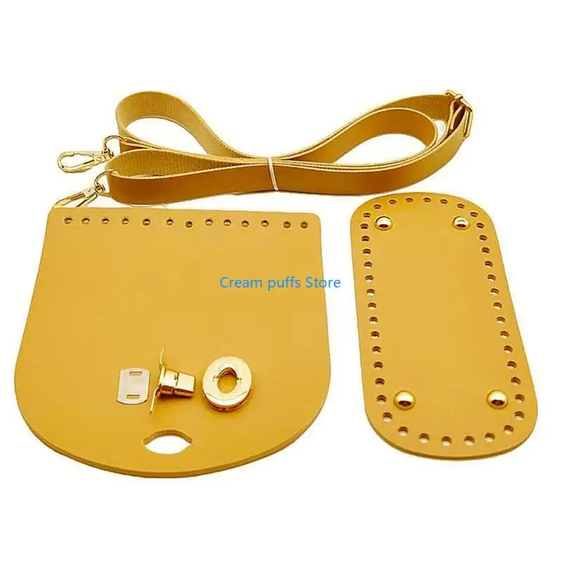 50LE Adjustable Strap PU Leather Bag Bottom Crafting Supplies For Handwoven Shoulder Purse DIY Crossbody Shoulder Bag Sewing