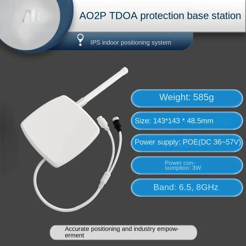 A02P Protected Base Station IPS Indoor Positioning System UWB Positioning Ultra-Wideband Base Station Wireless High Precision