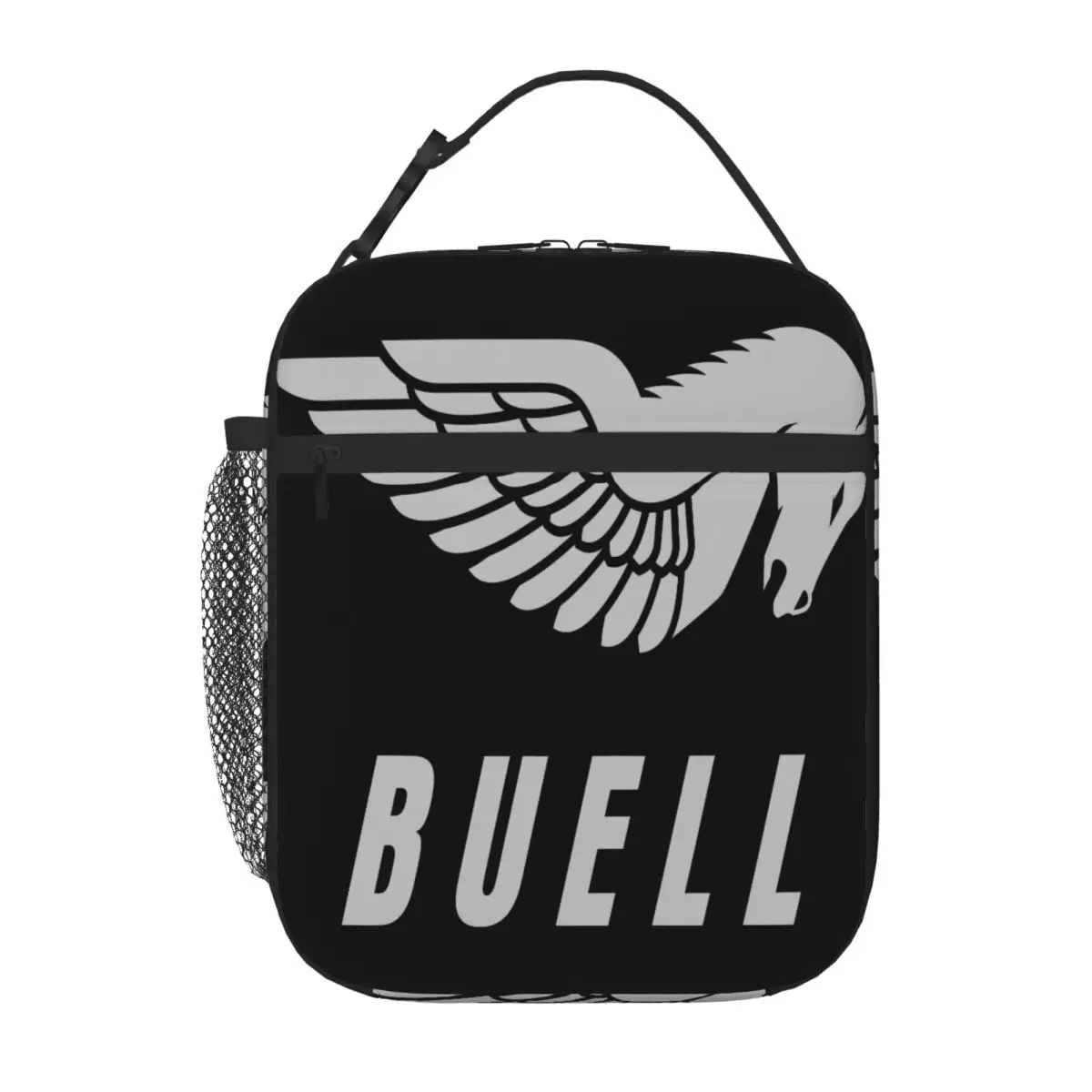 Hot Sale New Buell Motorcycles Company Logo Eco Friendly Insulated Tote Home To Go Lunch Handbag