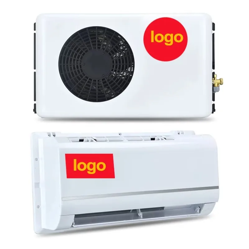 24V Truck Parking Air Conditioner 12V/24V DC Construction Vehicle Crane Backpacked Style New Condition