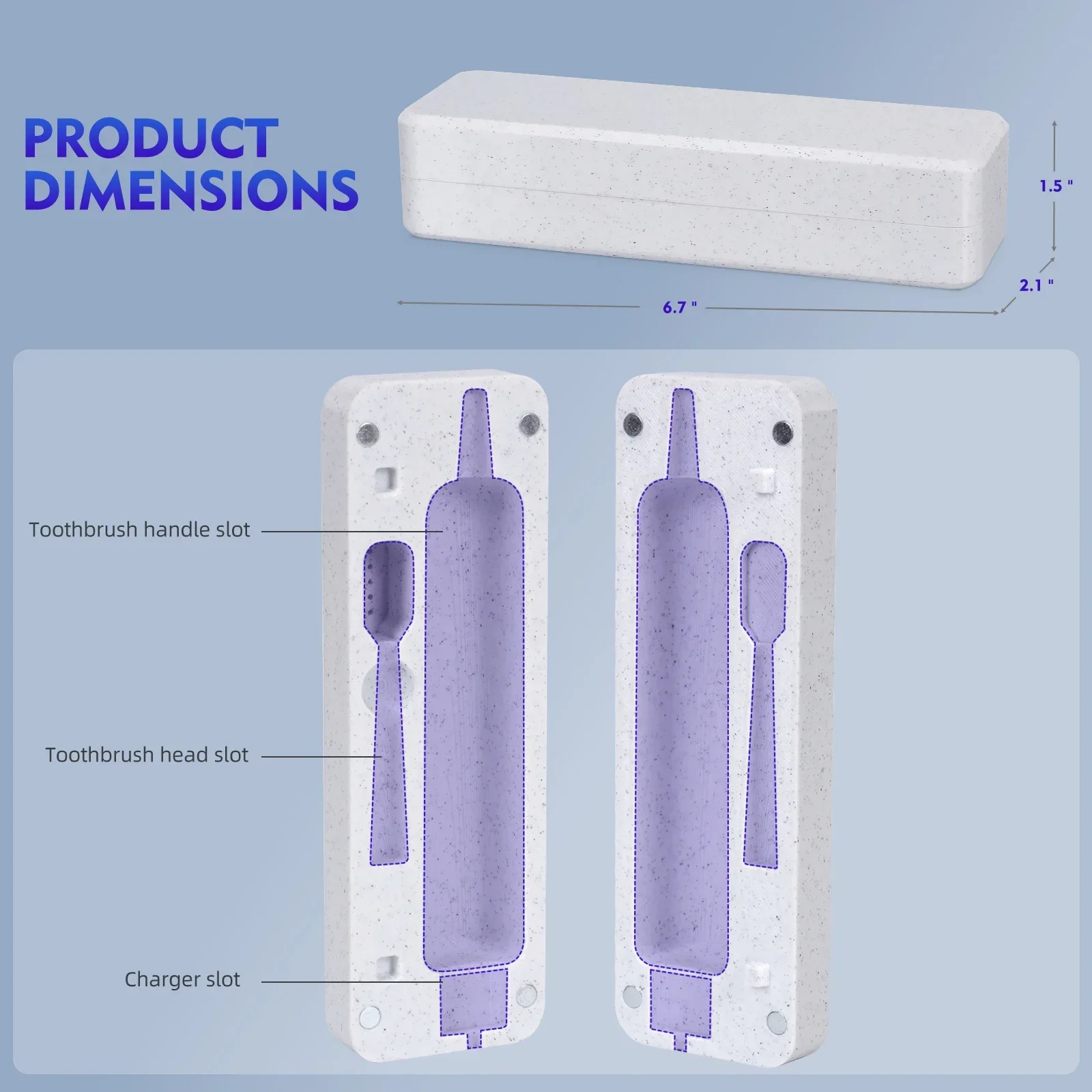 لفرشاة الأسنان الكهربائية المحمولة Laifen، حقيبة سفر، منظم تخزين صحي مقاوم للماء، ملحقات طب الأسنان القابلة لإعادة الشحن
