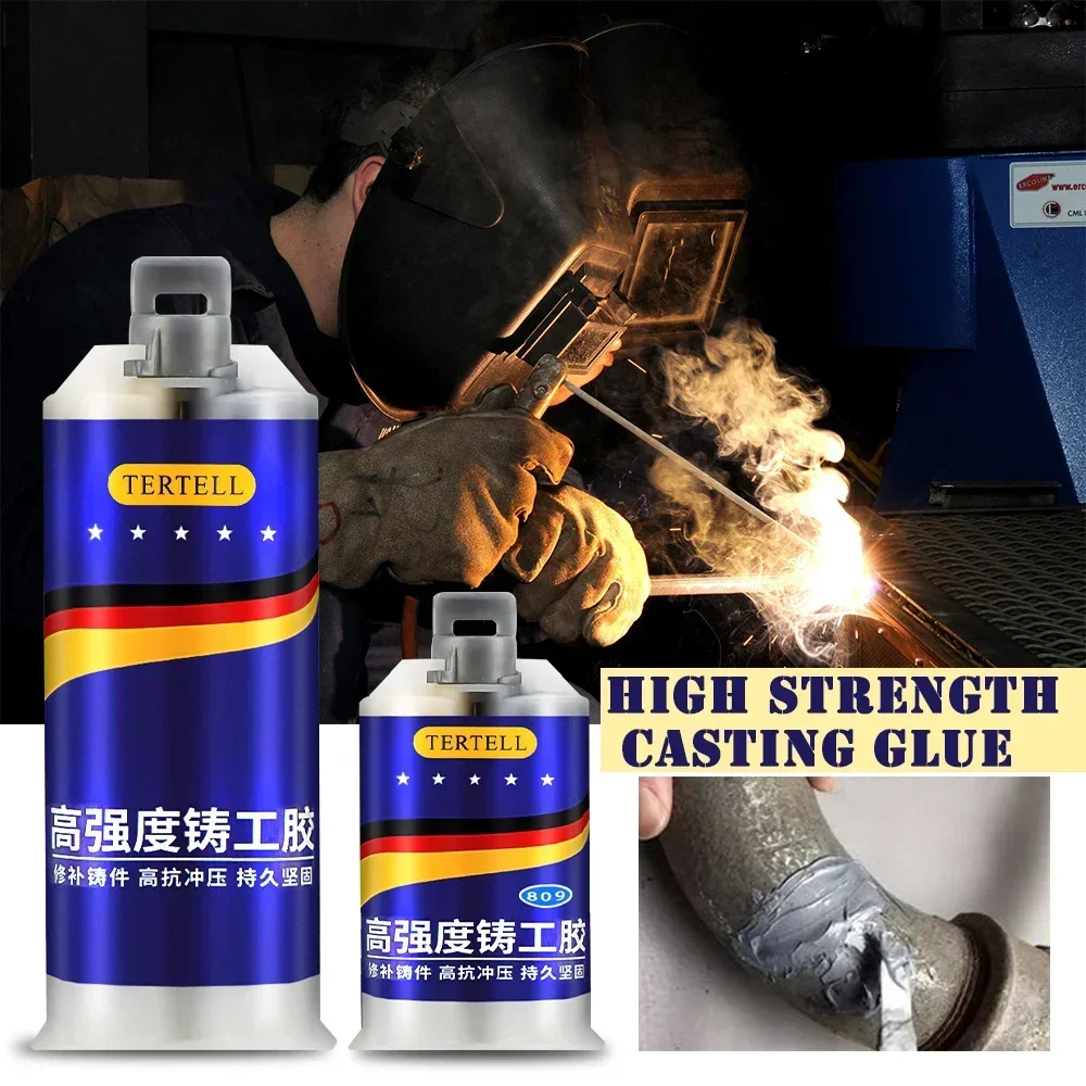 Extrusion Metal Repair Adhesive Industrial High Strength Bonding Sealant Weld Seam Metal Repair Agent Strong Casting Ab Glues