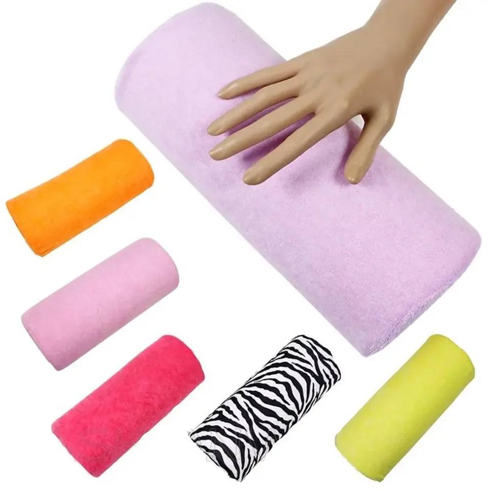Almohadilla suave para mano, reposamanos lavable para mesa de manicura, soporte para brazo, soporte para arte de uñas 3