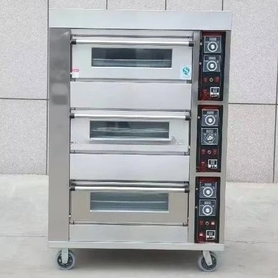 Commercial 1 Deck 2 Decks 3 Decks Pizza Bakery Oven Manufacturer Kitchen Bread Baking Bakery CakePrices Electric gas oven Oven