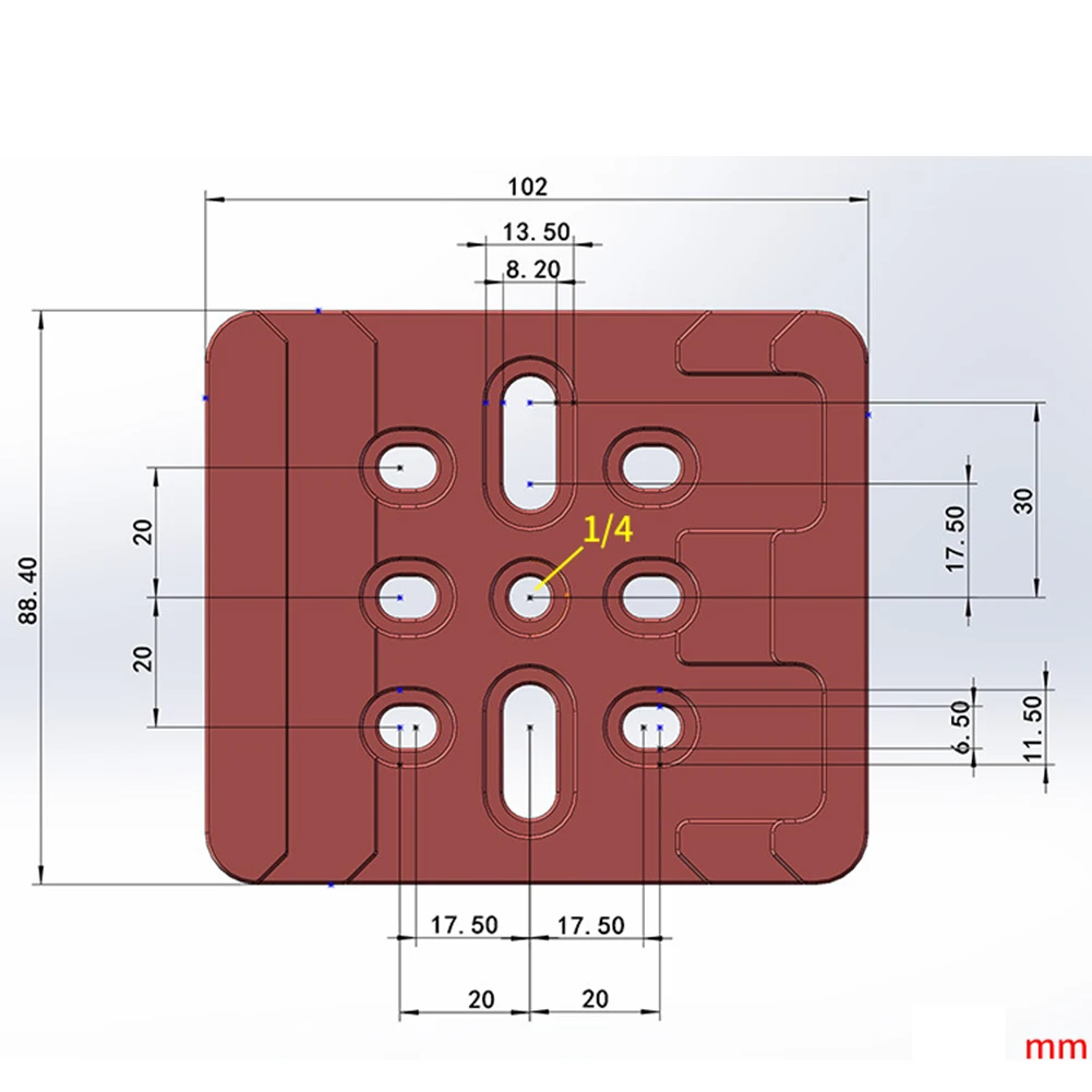 

Монтажная база «ласточкин хвост» с усиленными болтами для быстрой установки экваториального крепления астрономического телескопа