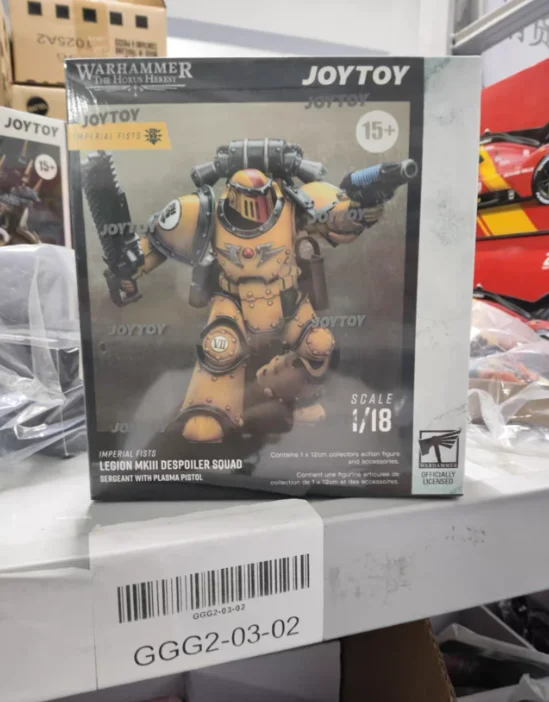 

【SF】JOYTOY 1/18 Фигурка-модель Imperial Fists Legion Mklll Despoiler Squad с цепным мечом, игрушки, подарки