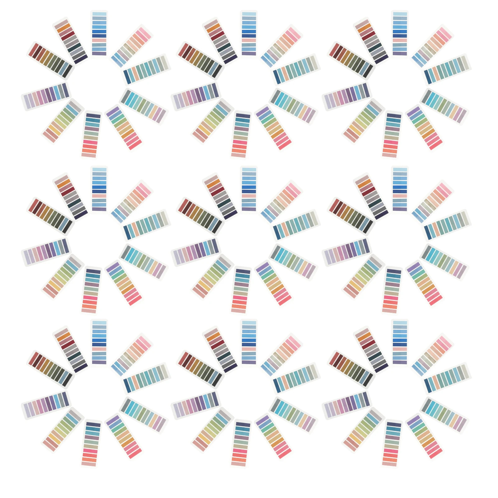 

2000Pcs Sticky Tabs Index Adhesive Page Markers Repositionable Divider Tabs for Books Notebooks Organization Book Index Tab