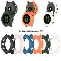 Silicone Watch Protection Case For Garmin Forerunner 255 TPU Case Cover Protective Cover Scratch-resistant Bumper Shell