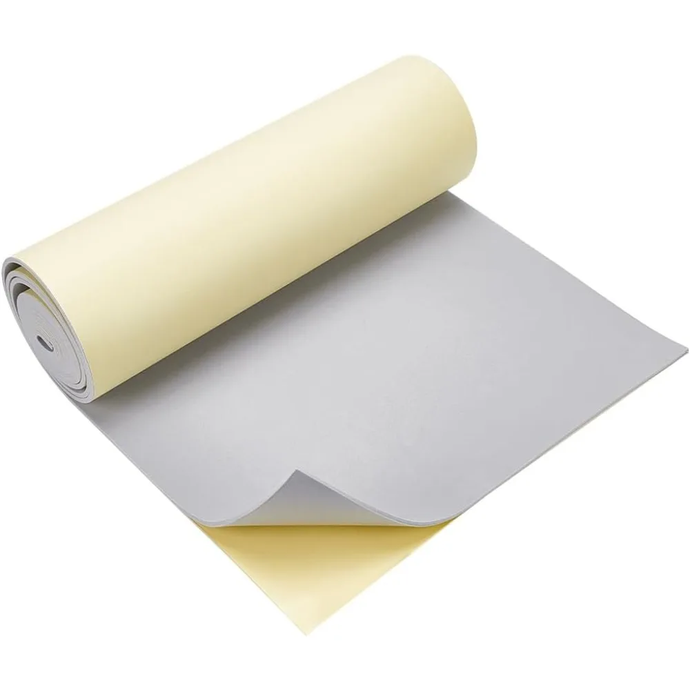 

Adhesive EVA Foam Roll For Art Supplies Paper Scrapbooking Cosplay Foamie Crafts Light Grey 300x3mm 2m/roll