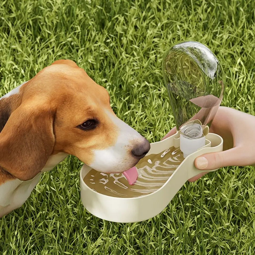 Chicken Leg Shape Pet Accompanying Cup with Hanging Rope 200ML Dog Out Water Cup Plastic Puppy Drinking Cup Outdoor