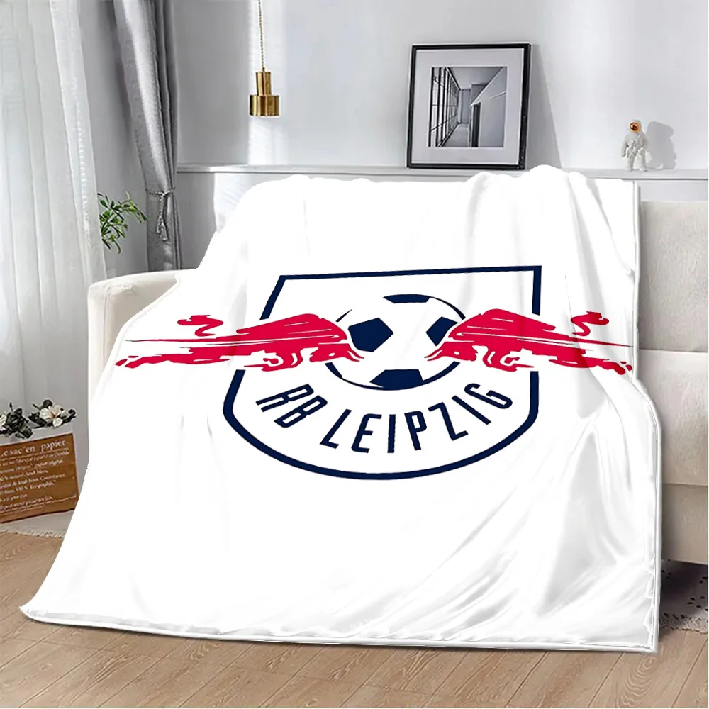 German Football Printed Blanket RB L-LeipzigS F.C Picnic Blankets Warm Blanket Soft and Comfortable Home Travel Birthday Gift