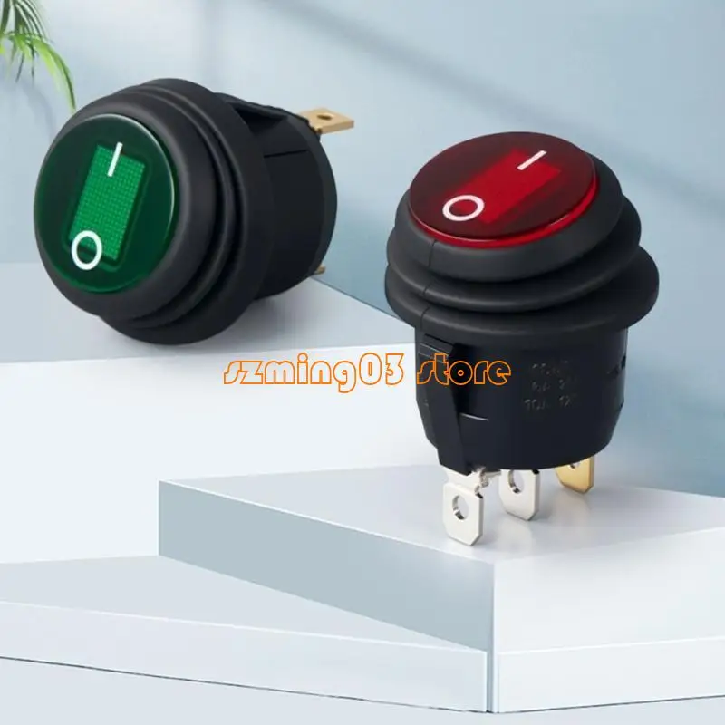 H9EC العروض العالية IP65 المفاتيح الكهربائية 220V 16A أسود 2 أعمدة تشغيل/إيقاف