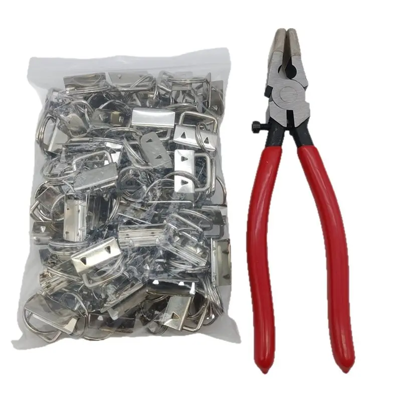 

Набор LLCS-60Sets: 1 дюймовый комплект фурнитуры для брелоков с 1 шт. плоскогубцами для брелоков, инструменты для работы с плоскогубцами, идеально подходят для установки фурнитуры для брелоков.