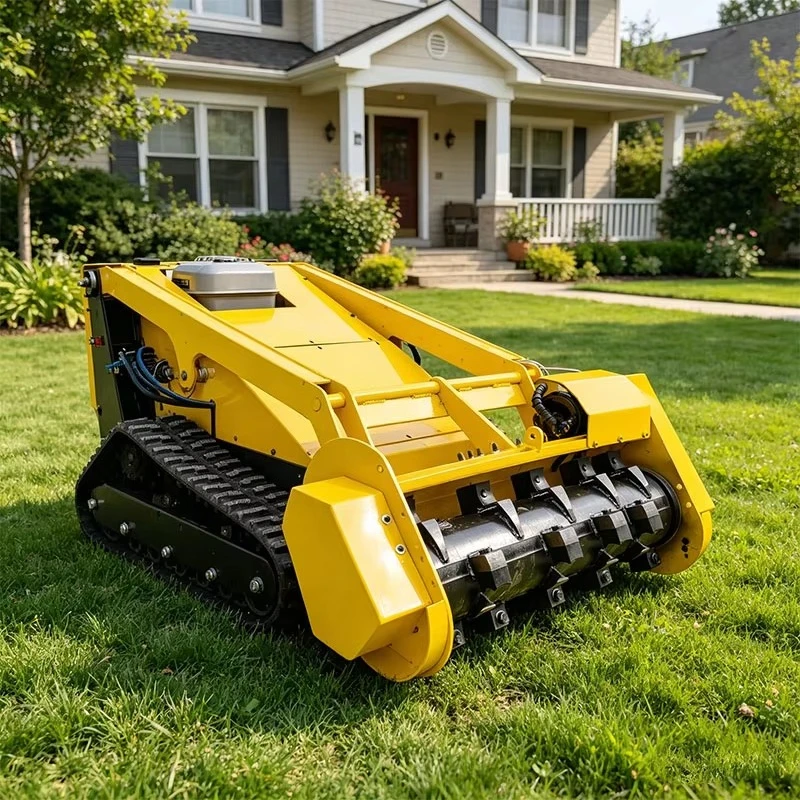 Big Power Industrial Wireless 200m Remote Control Zero-Turn Self Propelled High-Performance Lawn Mower Mulching Capability 7500W