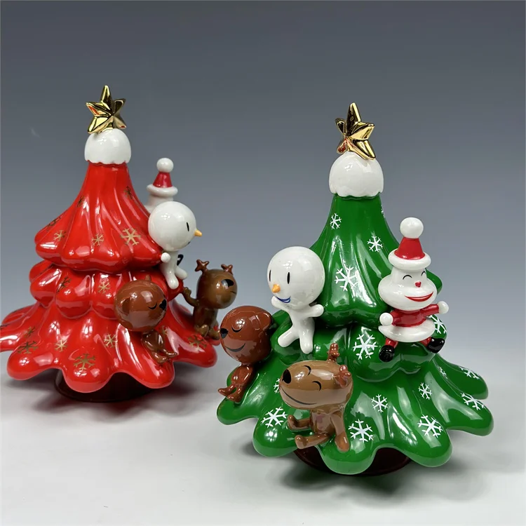 Alessi Creative Christmas Doll Figurines Cartoon Christmas Tree Ornaments Xmas Decorations New Year Gifts Party Decor