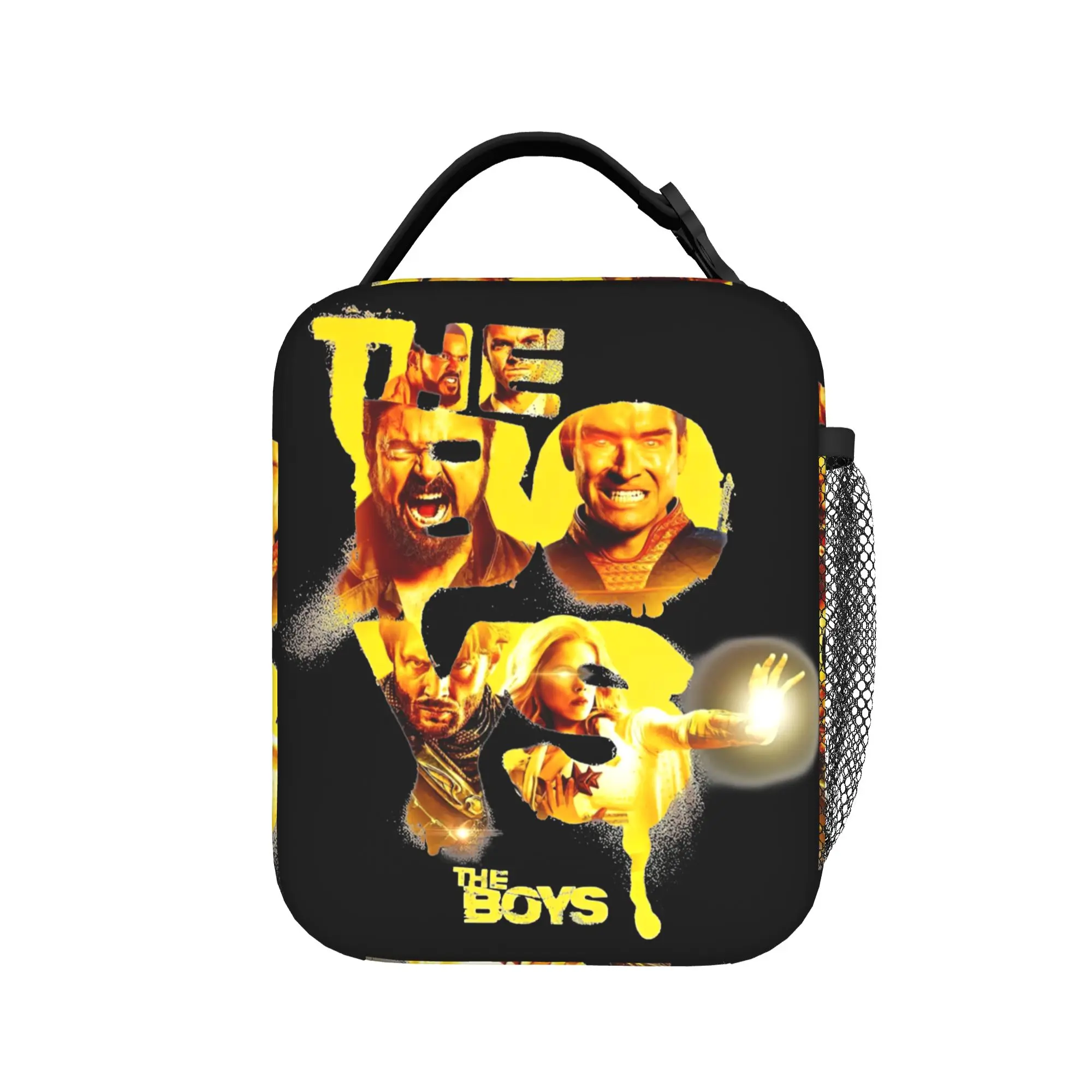 The Boys Golden Power  Insulated Lunch Bag High Capacity  Lunch Container Thermal Bag Tote Lunch Box Work  Travel Food Bag