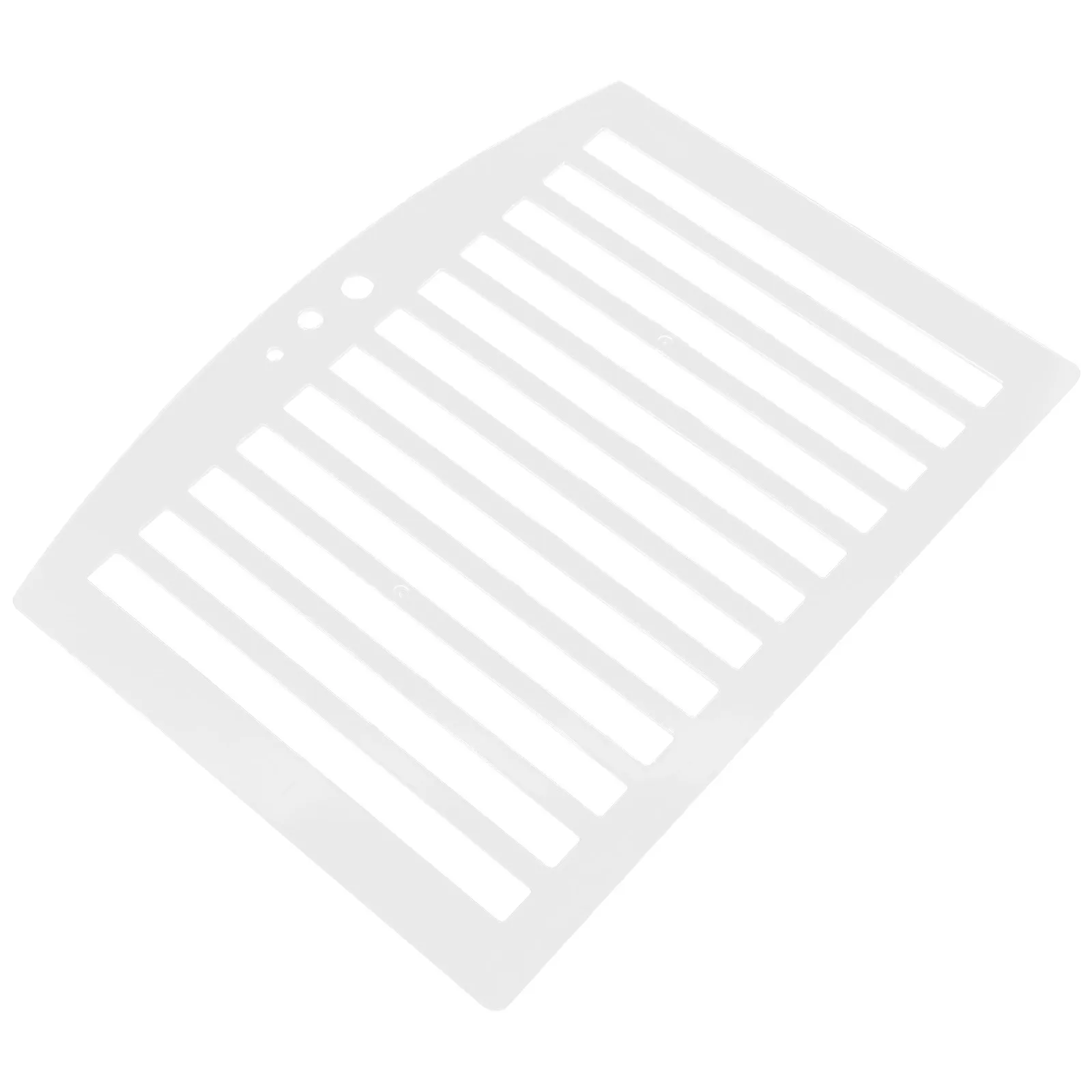 Plastic Line Drawing For Students Multi-Function Reusable With Centimeters Lightweight Portable Classroom Supplies Convenient