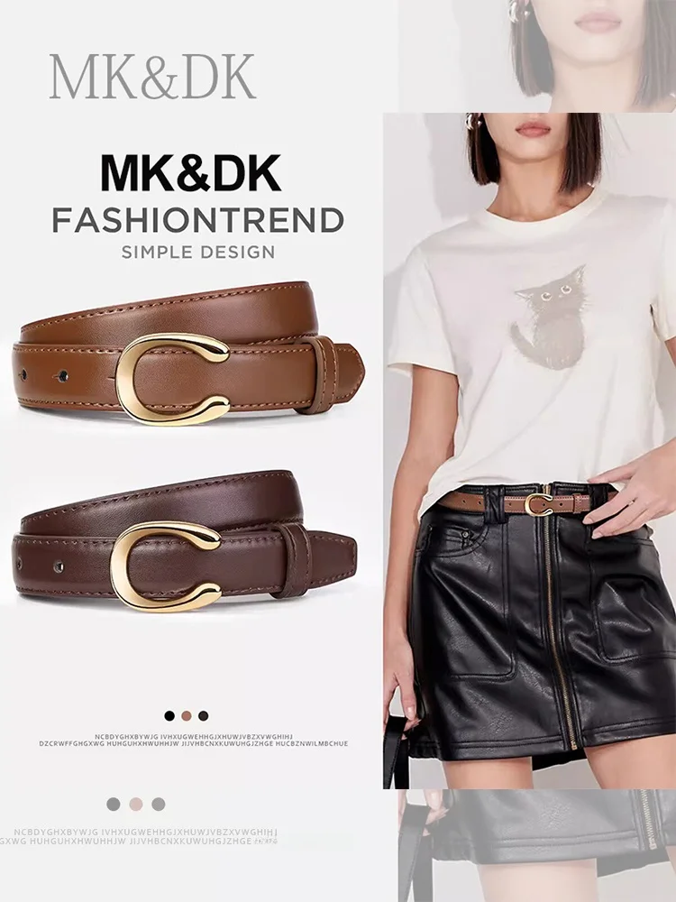 mkdk-genuine-leather-belt-women's-fashionable-versatile-wide-leg-jeans-belt-spring-2026-collection-smooth-surface-alloy-buckle