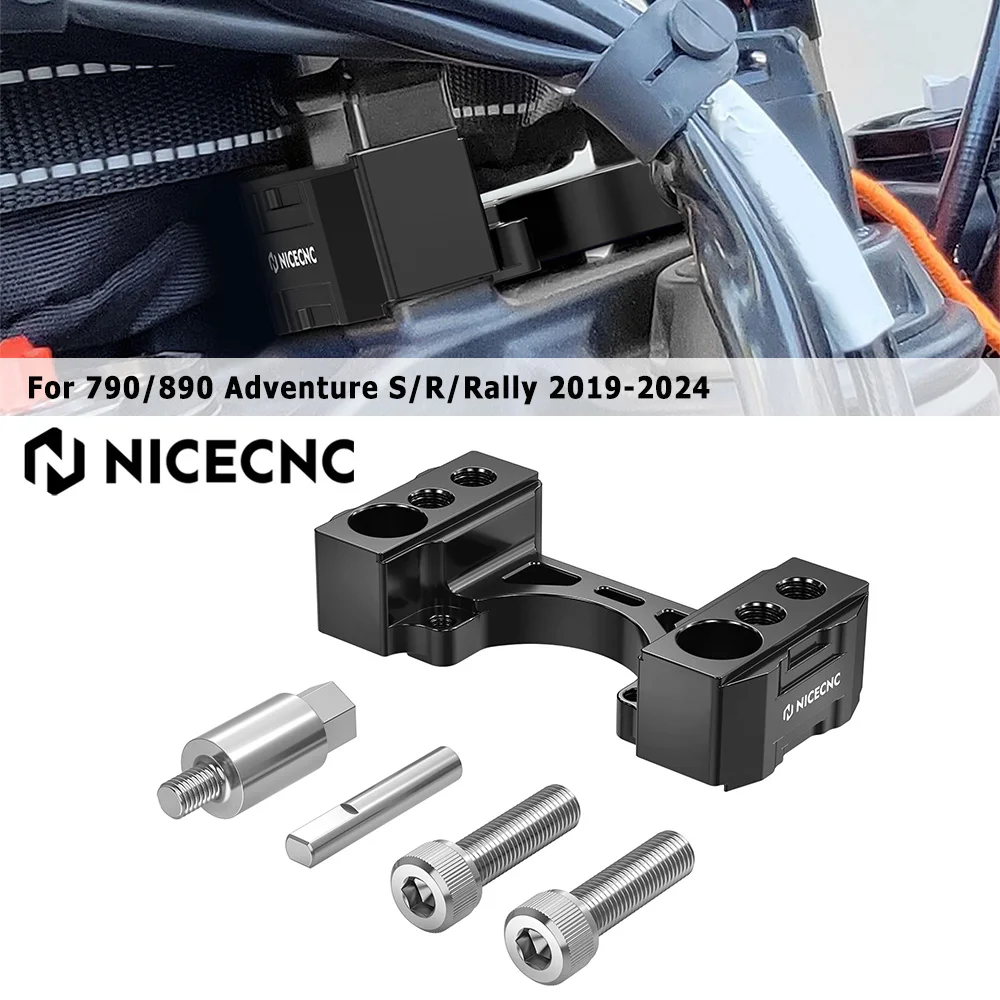 Für KTM 790 890 Adventure S R Rally 2019-2024 1,0 "Lenker Riser Kit Lenkung Dämpfer Halterung Für Husqvarna NORDEN 901 2022-2023