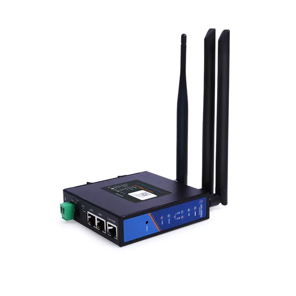 Metal Shell USR-G806W-E 3LAN 4G LTE Industrial Cellular Routers OPENVPN WiFi Enhance 2G/3G/4G Ethernet Network Device