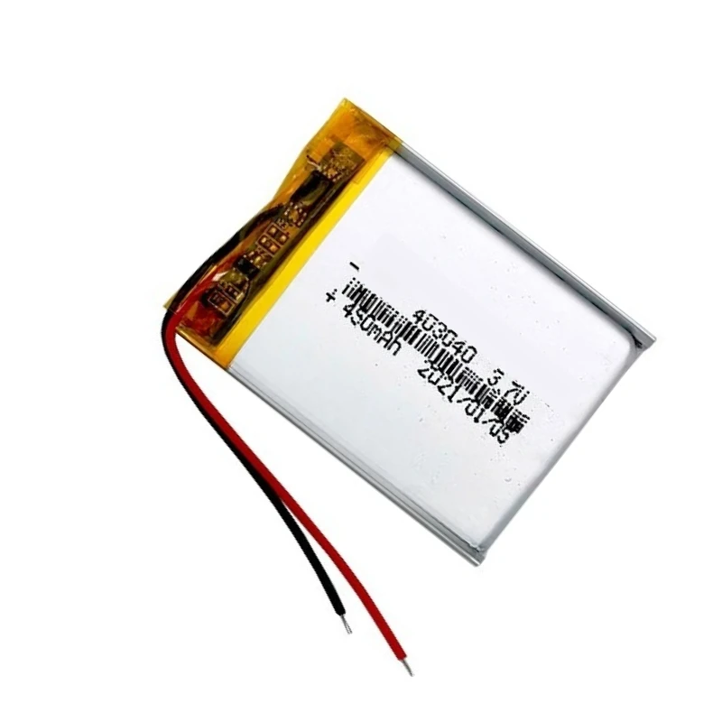 403040 3,7 V 450 mAh oplaadbare lithium-ionbatterij