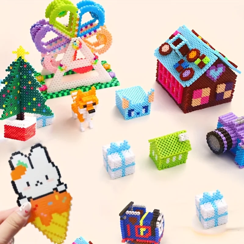 16色5mmメルトビーズ補充キットDIY手作りおもちゃアクセサリー工芸品パズル作成用 |   女の子へのギフトに最適なヒューズビーズ