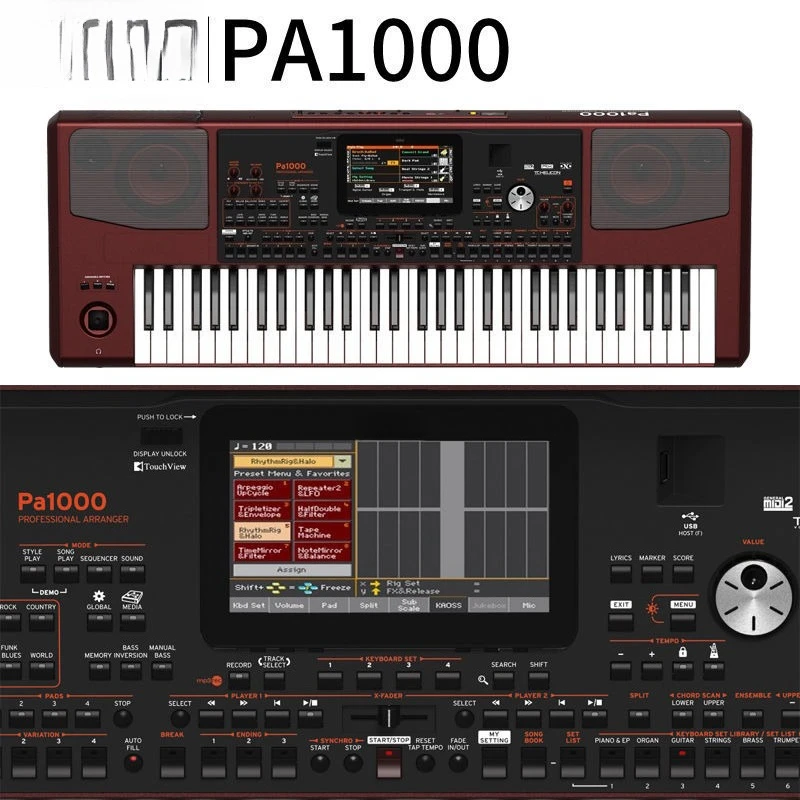PA600 PA700 PA1000 synthesizer professional backing track arranger keyboard 61 key electronic organ