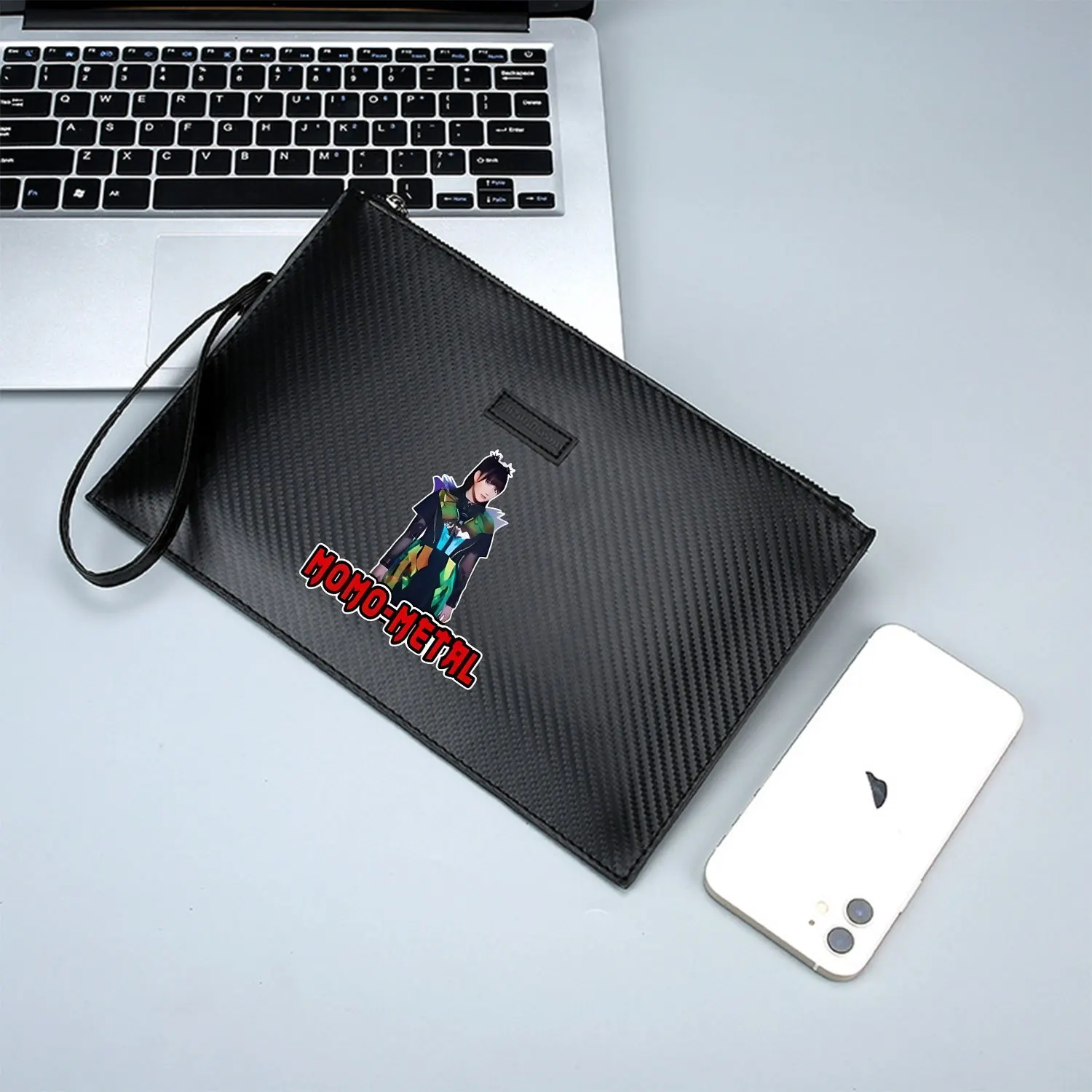 アニメガールメタルコスチューム鮮やかな色エレガントなプリントPUメンズハンドバッグファッショナブルで実用的で毎日の持ち運びに最適