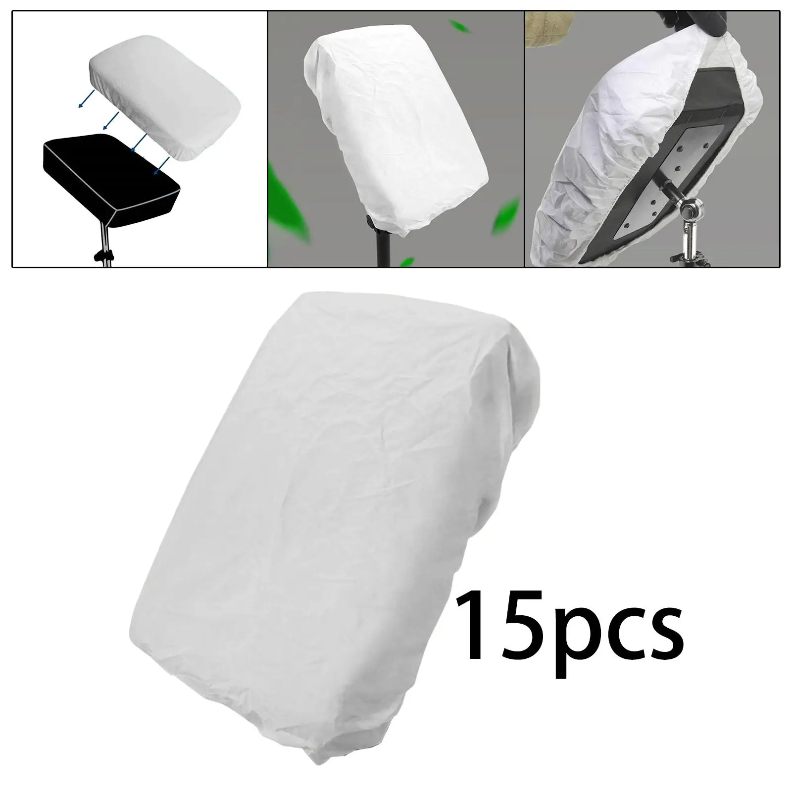 15 Pieces Leg Rest Stand Protector Disposable Sleeves Ealstic Protective