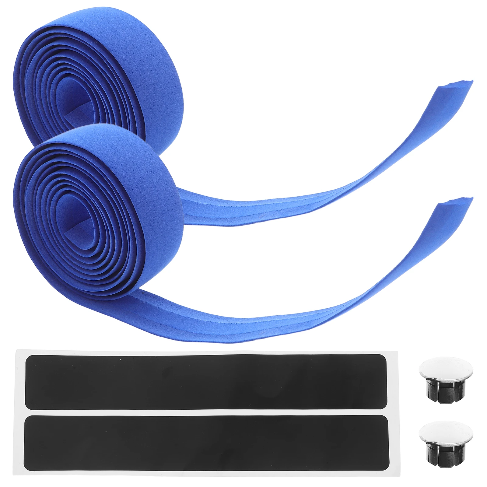 

1 Set Carbon Fiber Bike Handlebar Wrap Anti-Slip Lightweight Weather Resistant Cycling Handlebar Tape For Road Fixed Gear Bikes