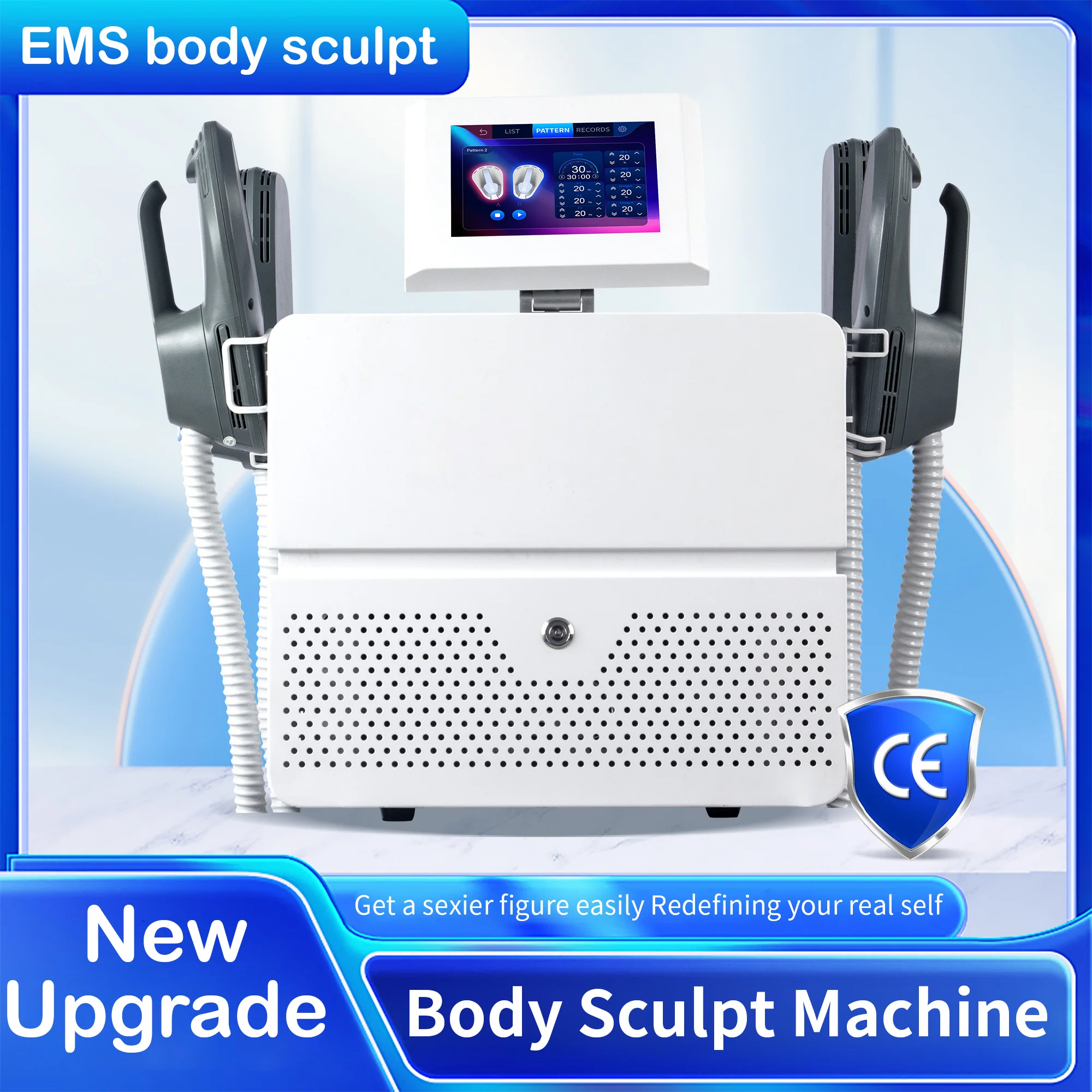 

EMS Neo Rf 15T 6500W 200HZ Body Sculpting Machine Portable Muscle Slimming And Weight Loss Engraving Build muscles Salon