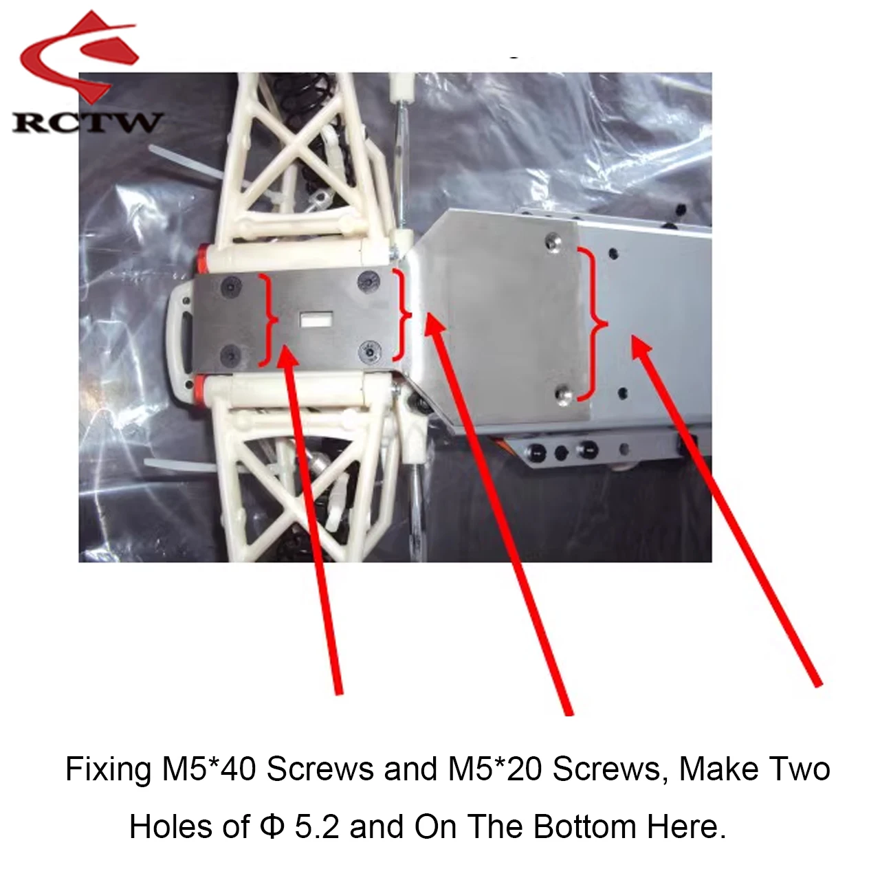 Suporte de estrutura frontal de metal em aço inoxidável HD para carro 1/5 Rc HPI ROFUN BAHA ROVAN KM BAJA 5T 5B 5SC peças sobressalentes de atualização de caminhão
