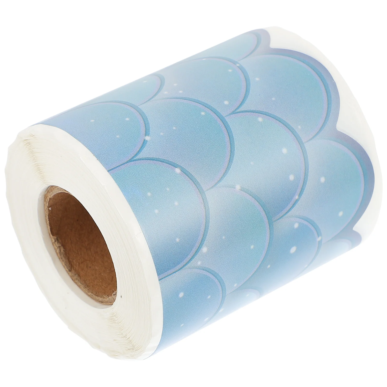 

1 Roll Round Wavy Pattern Blackboard Border Sticker Classroom Chalkboard Border Trim Bulletin Board Decor Self-Adhesive