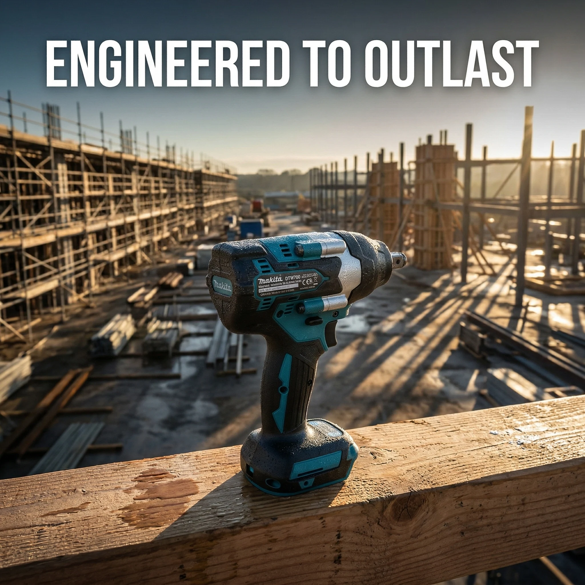Makita DTW700 18V Cordless Impact Wrench Brushless 1/2 Inch Drive 700Nm Torque 1000Nm Nut Busting Auto Stop 4 Speed - view 6