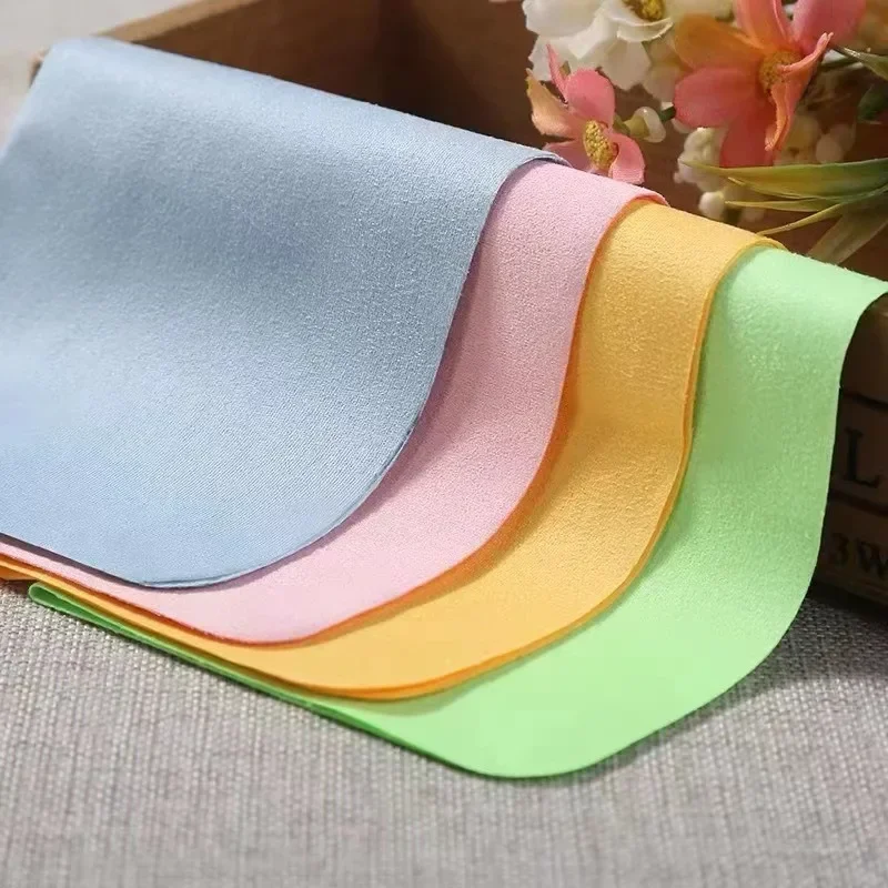 5-100 Stück Quadratische Mikrofaser-Reinigungstücher für Brillen, Handybildschirme, Schmuck, Sonnenbrillen, Reinigungstücher, Brillenzubehör
