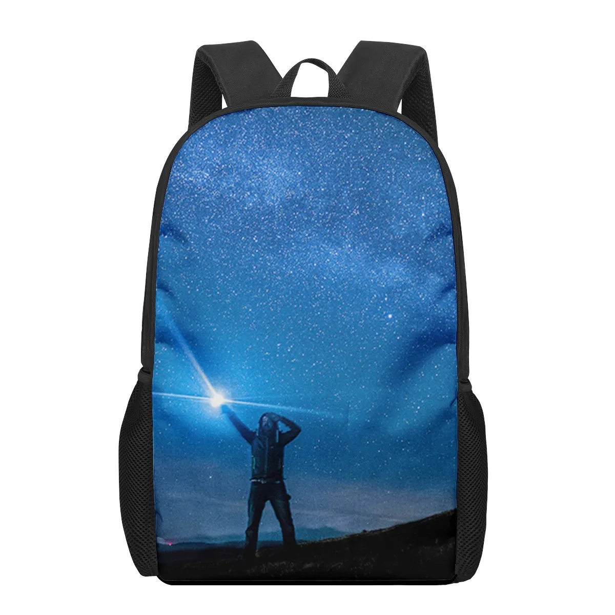 Starry Sky Night View Landscape School Bags For Boys Girls 3D Print School Backpacks Kids Bag Kindergarten Backpack Men Child Bo