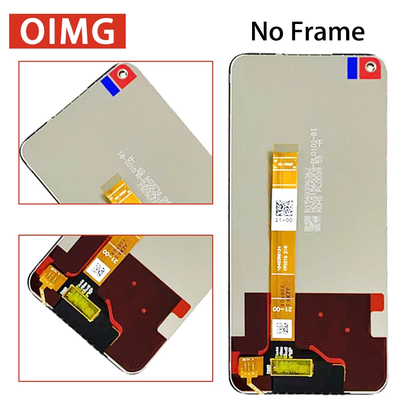 Pantalla LCD realme 7 RMX2155 de 6,5 pulgadas para Oppo Realme 6 RMX2001, montaje de digitalizador con pantalla táctil de repuesto